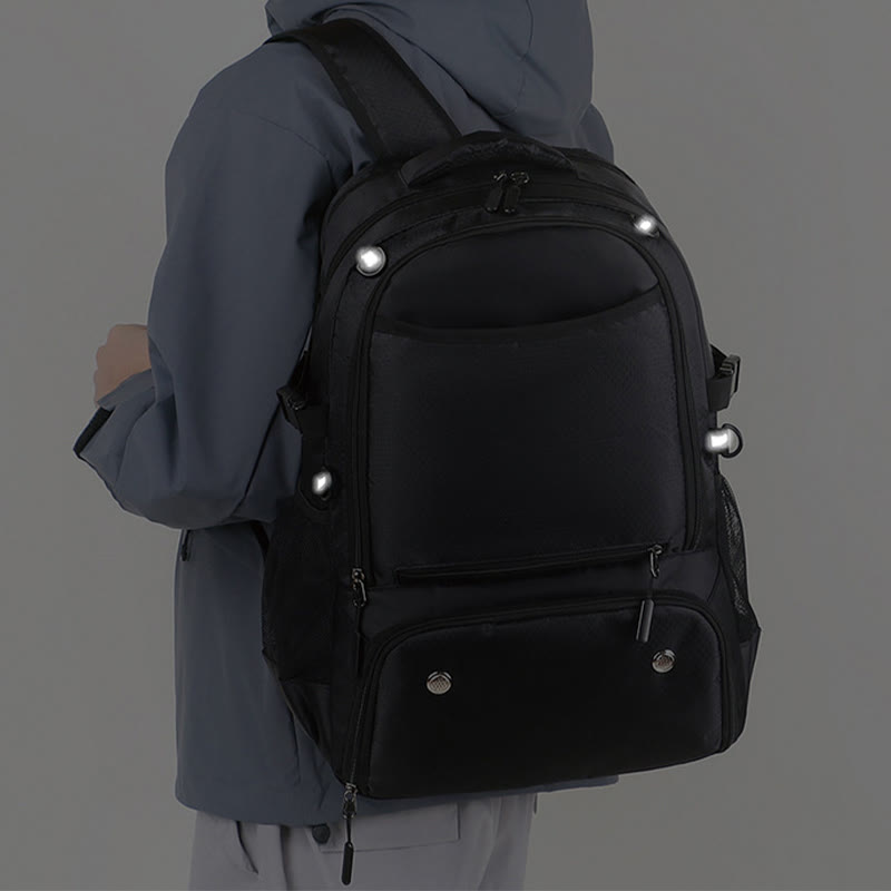 Extra Large Functional Backpack Sports Bag Racket Bag with Shoe Compartment