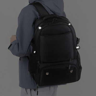 Extra Large Functional Backpack Sports Bag Racket Bag with Shoe Compartment