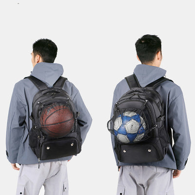 Extra Large Functional Backpack Sports Bag Racket Bag with Shoe Compartment
