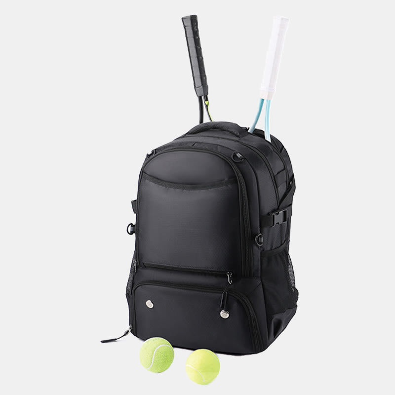 Extra Large Functional Backpack Sports Bag Racket Bag with Shoe Compartment