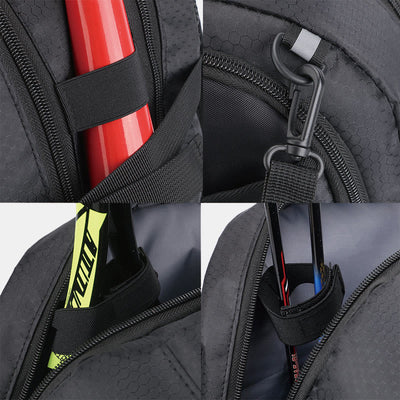 Extra Large Functional Backpack Sports Bag Racket Bag with Shoe Compartment