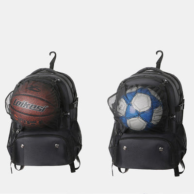 Extra Large Functional Backpack Sports Bag Racket Bag with Shoe Compartment