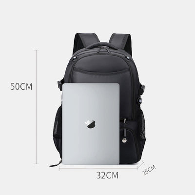 Extra Large Functional Backpack Sports Bag Racket Bag with Shoe Compartment