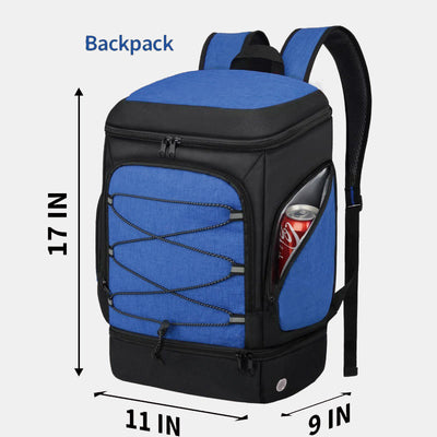 Functional Sports Bag Outdoor Backpack with Ball Compartment & Shoe Compartment