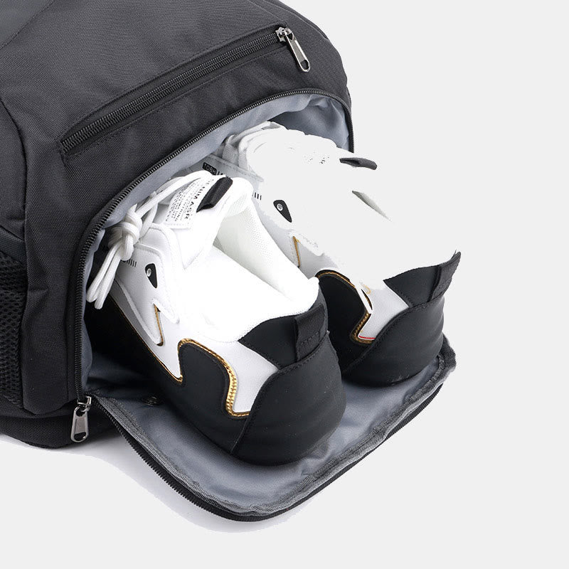 Large Capacity Functional Sports Backpack for Tennis Basketball Soccer Baseball