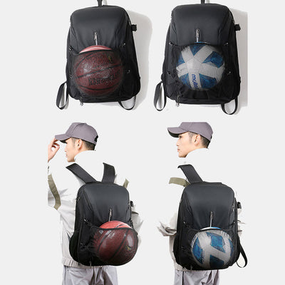 Large Capacity Functional Sports Backpack for Tennis Basketball Soccer Baseball