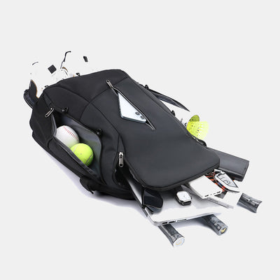 Large Capacity Functional Sports Backpack for Tennis Basketball Soccer Baseball