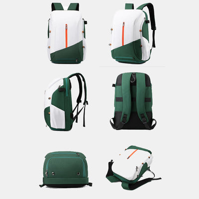 Large Capacity Functional Sports Backpack for Tennis Basketball Soccer Baseball