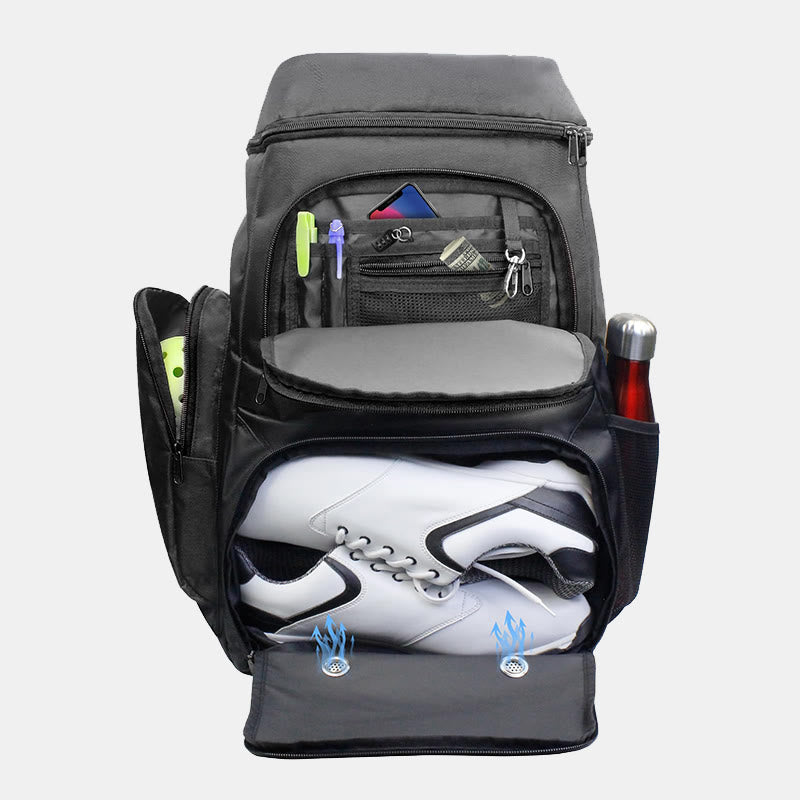 Tennis Bag Functional Sports Backpack with Shoe Compartment
