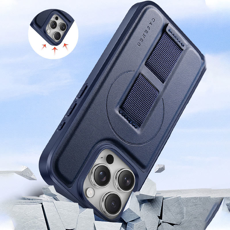 RFID Blocking Magnetic Phone Case Wallet for iPhone with Card Holder