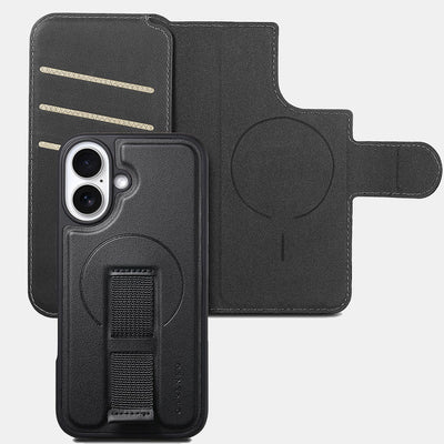 RFID Blocking Magnetic Phone Case Wallet for iPhone with Card Holder