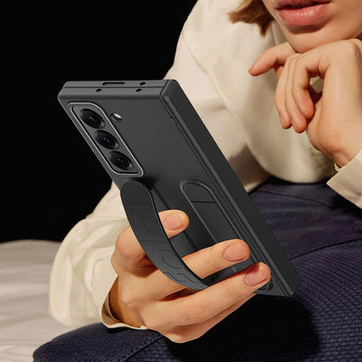 Phone Case for Samsung Z Fold with S-Pen Holder Stylus Kicksand Hand Strap