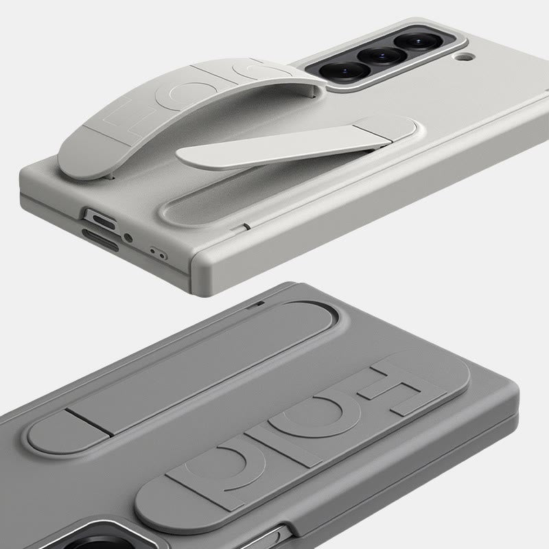 Phone Case for Samsung Z Fold with S-Pen Holder Stylus Kicksand Hand Strap