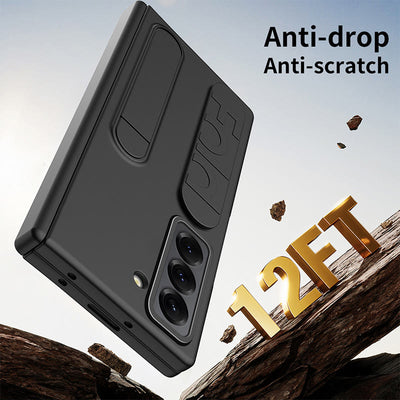 Phone Case for Samsung Z Fold with S-Pen Holder Stylus Kicksand Hand Strap
