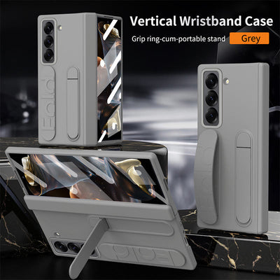 Phone Case for Samsung Z Fold with S-Pen Holder Stylus Kicksand Hand Strap