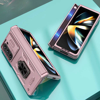Shockproof Protective Phone Case for Z Fold 5/6 with Camera Cover Kickstand