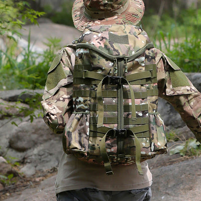 Large Capacity Waterproof Camo Hunting Hiking Pack Durable Backpack