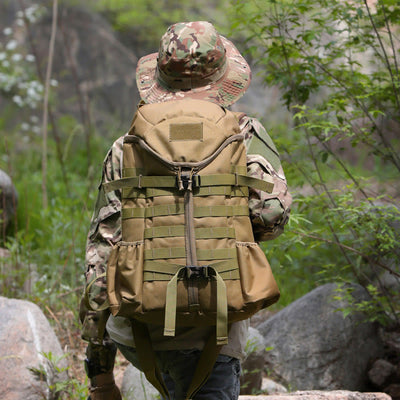 Large Capacity Waterproof Camo Hunting Hiking Pack Durable Backpack