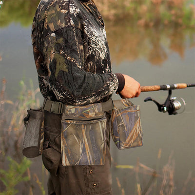 Camo Hunting Pack Waist Bag Pouch Adjustable Breathable for Hunting Dog Training