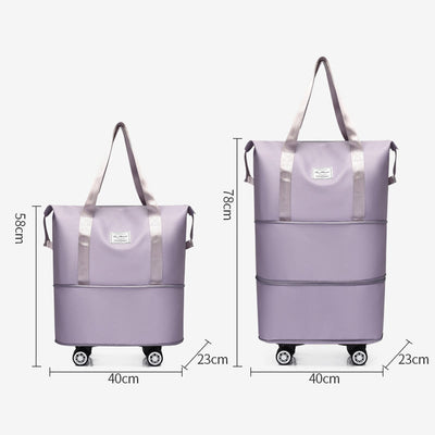 Large Short Trip Travel Bag Women Convenient Collapsible Duffel Bag