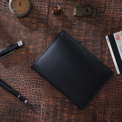 Ultra Thin Passport Holder For Suitcase Genuine Leather Passport Cover