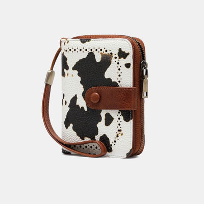 Large Capacity Card Holder Solid Color Vegan Leather Wallet