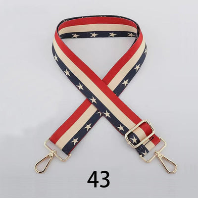 Replacement Adjustable Crossbody Purse Strap Handbag Stripe Wide