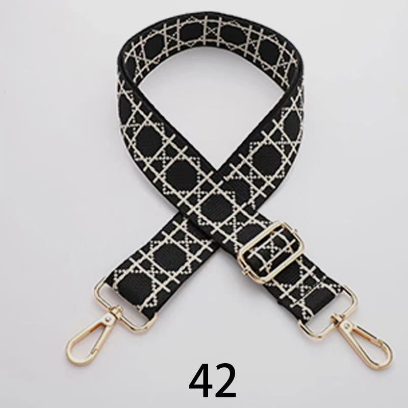Replacement Adjustable Crossbody Purse Strap Handbag Stripe Wide