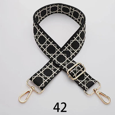 Replacement Adjustable Crossbody Purse Strap Handbag Stripe Wide
