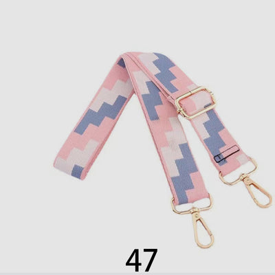 Replacement Adjustable Crossbody Purse Strap Handbag Stripe Wide