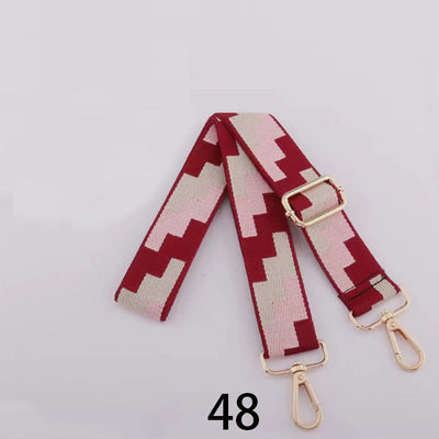 Replacement Adjustable Crossbody Purse Strap Handbag Stripe Wide