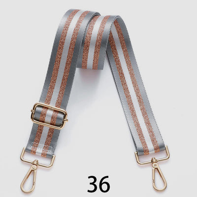Replacement Adjustable Crossbody Purse Strap Handbag Stripe Wide