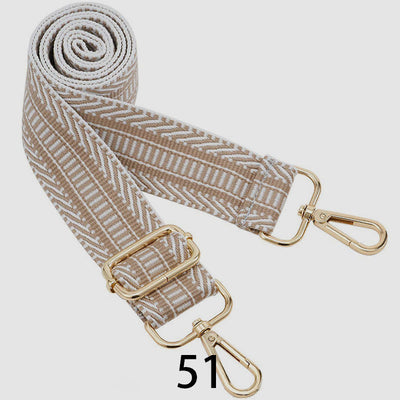 Replacement Adjustable Crossbody Purse Strap Handbag Stripe Wide