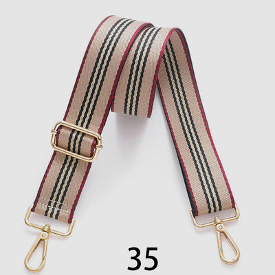 Replacement Adjustable Crossbody Purse Strap Handbag Stripe Wide