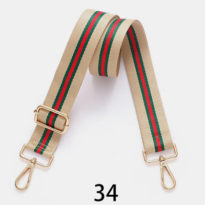Replacement Adjustable Crossbody Purse Strap Handbag Stripe Wide