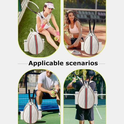 Quilted Tennis Sling Crossbody Bag Convertible Backpack Racket Bag - image 7