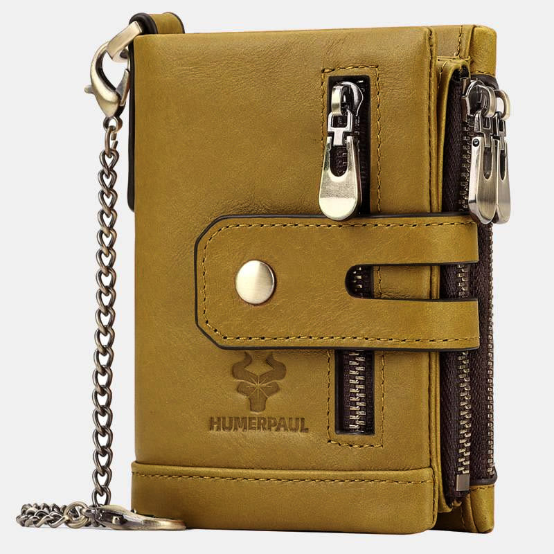RFID Multifunctional Large Capacity Genuine Leather Wallet  - Peru - image 12