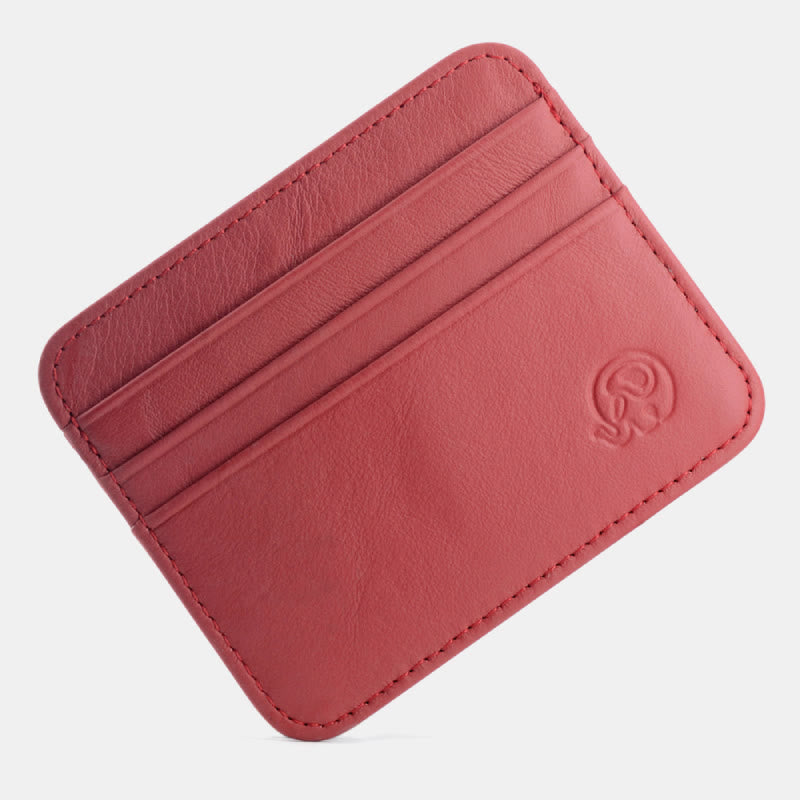 Slim Minimalist Front Pocket Wallet Genuine Leather Card Holder Card Case - Style 37 - image 45