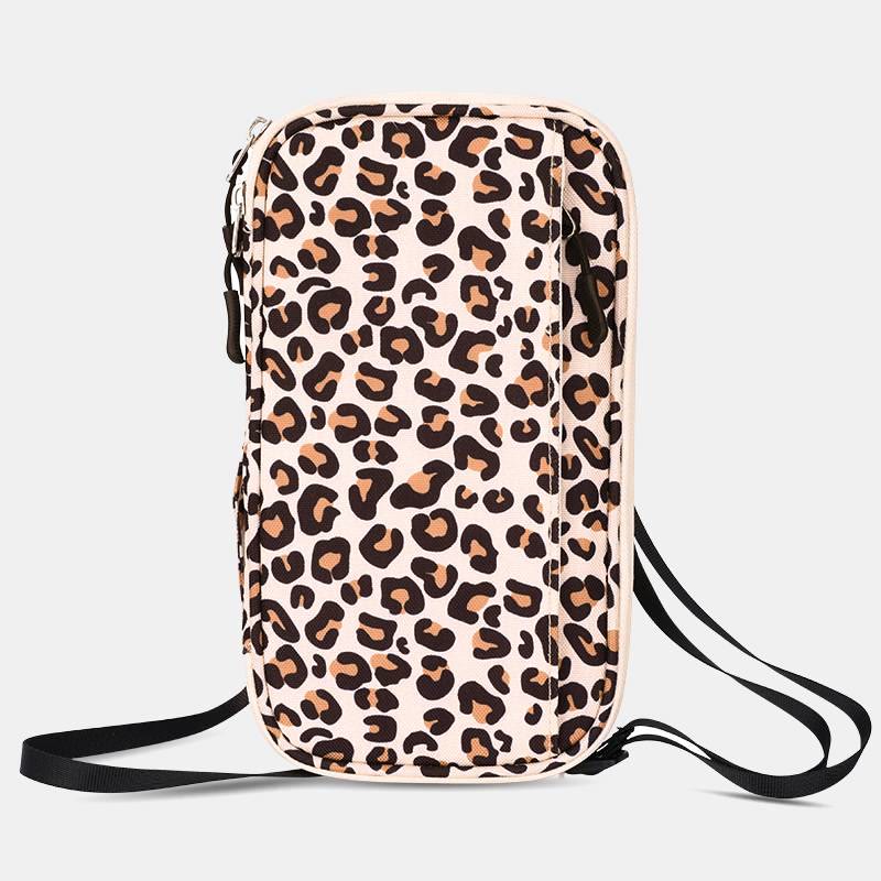 Multifunctional Passport Holder For Travel Portable Organize Storage Wallet - Leopard - image 10
