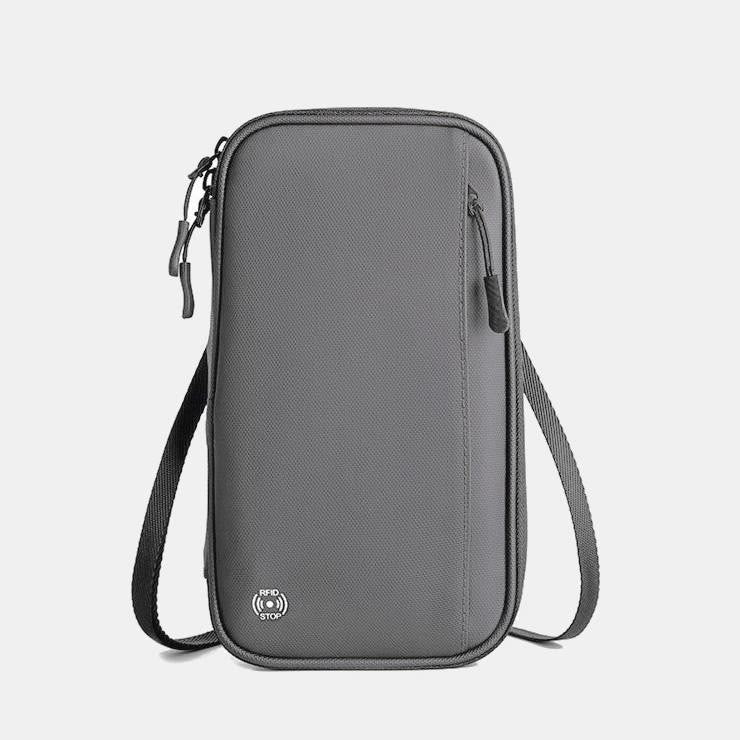 Multifunctional Passport Holder For Travel Portable Organize Storage Wallet - Grey - image 9