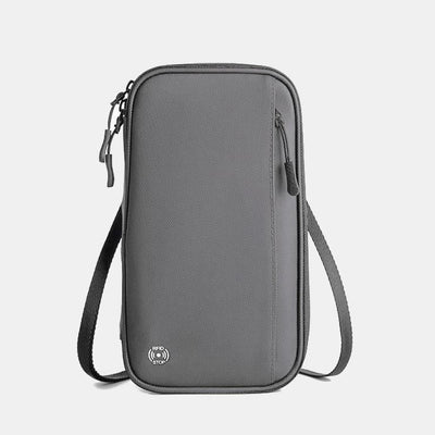 Multifunctional Passport Holder For Travel Portable Organize Storage Wallet - Grey - image 9