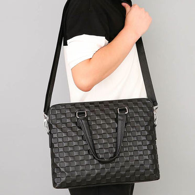 Briefcase For Men Business Trip Elegant Waterproof Crossbody Bag - image 5