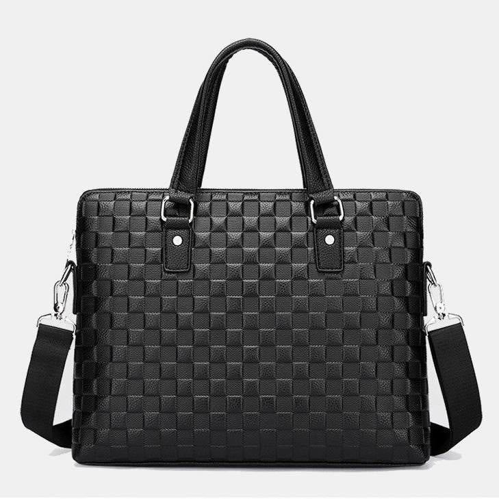 Briefcase For Men Business Trip Elegant Waterproof Crossbody Bag - A - image 1
