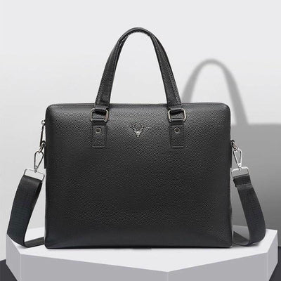 Briefcase For Men Business Trip Elegant Waterproof Crossbody Bag - F - image 21
