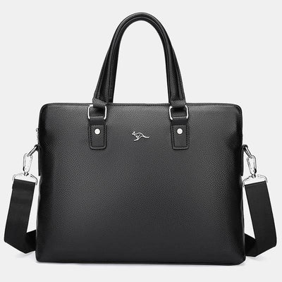 Briefcase For Men Business Trip Elegant Waterproof Crossbody Bag - E - image 20