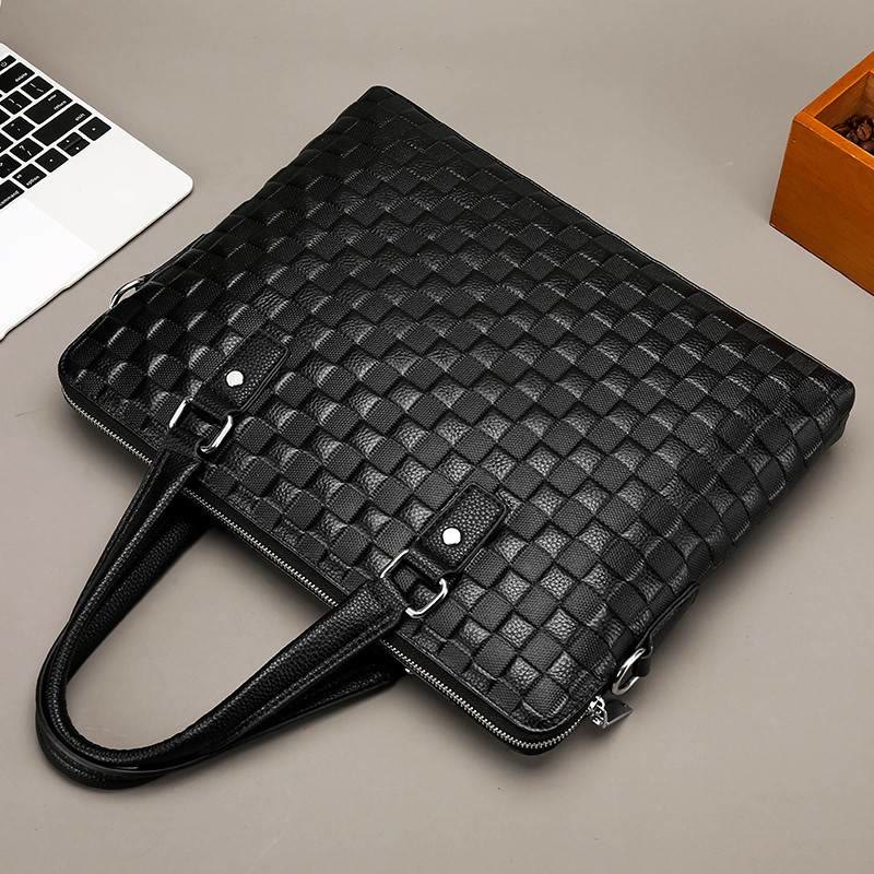 Briefcase For Men Business Trip Elegant Waterproof Crossbody Bag - image 9
