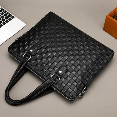 Briefcase For Men Business Trip Elegant Waterproof Crossbody Bag - image 9