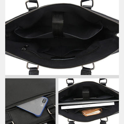 Briefcase For Men Business Trip Elegant Waterproof Crossbody Bag - image 2