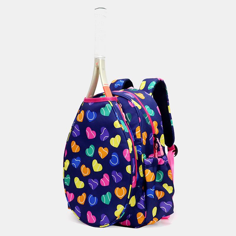 Racket Backpack For Kids Adult Large Capacity Racket Cover Bag - Navy - image 18