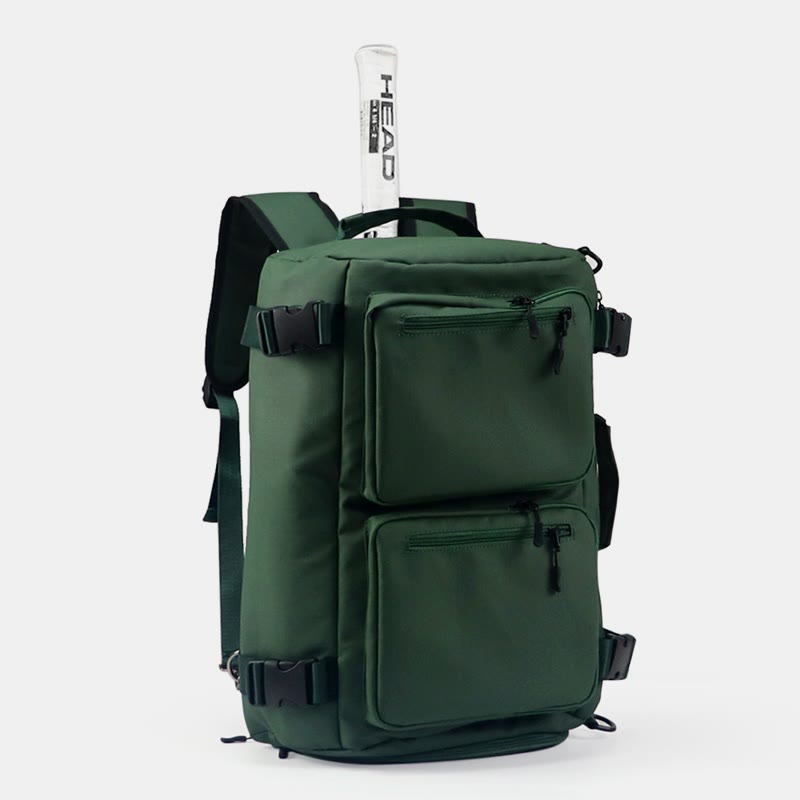 Racket Bag For Tennis Badminton Sports Multi Functional Waterproof Backpack - Green - image 19
